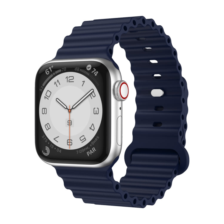 Silicone Watch Band, For Apple Watch Ultra 49mm / Series 8&7 45mm / SE 2&6&SE&5&4 44mm, For Apple Watch Series 8&7 41mm / SE 2&6&SE&5&4 40mm / 3&2&1 38mm