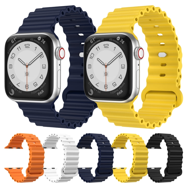 Silicone Watch Band, For Apple Watch Ultra 49mm / Series 8&7 45mm / SE 2&6&SE&5&4 44mm, For Apple Watch Series 8&7 41mm / SE 2&6&SE&5&4 40mm / 3&2&1 38mm