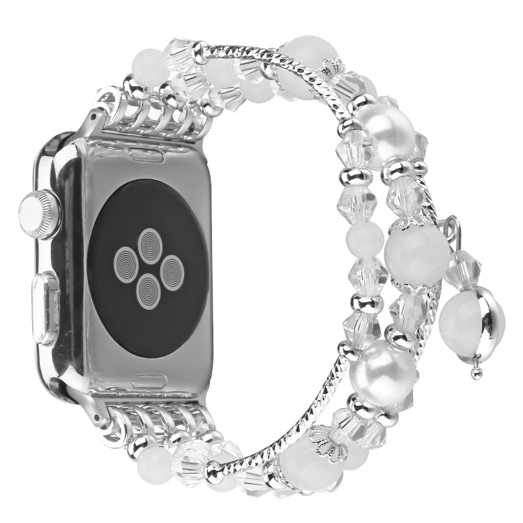 Luminous Agate Watchband, For Apple Watch 5 & 4 40mm / 3 & 2 & 1 38mm, For Apple Watch Ultra 49mm / Series 8&7 45mm / SE 2&6&SE&5&4 44mm / 3&2&1 42mm