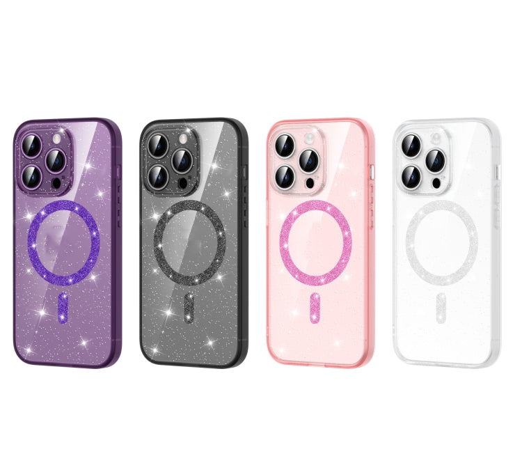 Magsafe Glitter Shockproof Phone Case, For iPhone 14 Pro Max