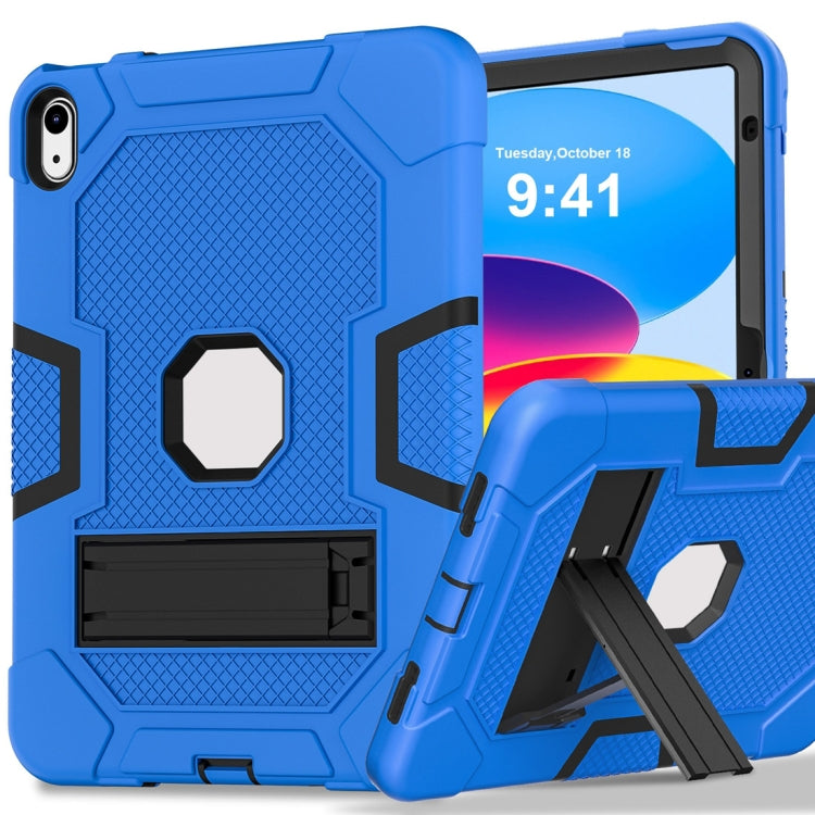 Étui de protection en silicone et PC pour tablette, motif robot contrasté, pour iPad 10e génération 10.9 (2022)