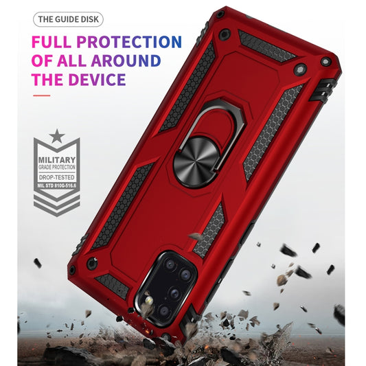 Galaxy A31 shockproof case back view showing reinforced corner protection