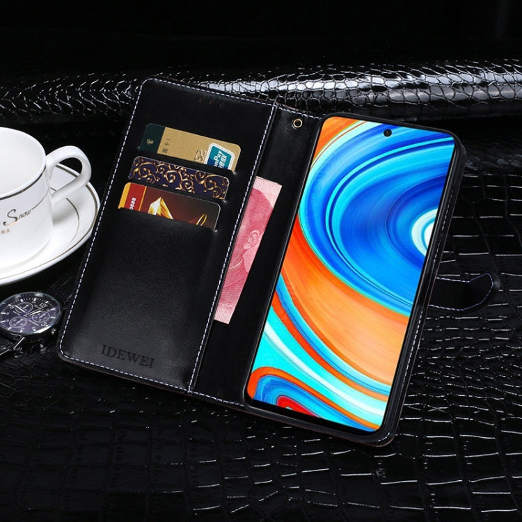 idewei Crocodile Texture Horizontal Flip Leather Case with Holder & Card Slots & Wallet, For Xiaomi Black Shark 3, For Xiaomi Redmi Note 9 Pro, For Xiaomi Redmi Note 9 Pro Max, For Galaxy A11, For Galaxy M31, For Sony Xperia 10 II