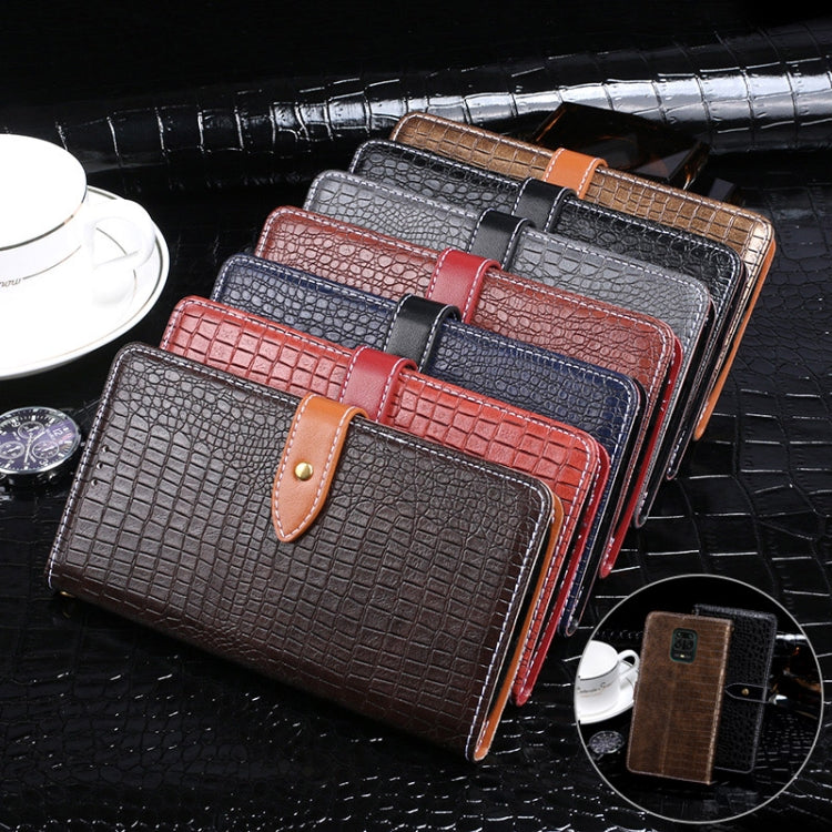idewei Crocodile Texture Horizontal Flip Leather Case with Holder & Card Slots & Wallet, For Xiaomi Black Shark 3, For Xiaomi Redmi Note 9 Pro, For Xiaomi Redmi Note 9 Pro Max, For Galaxy A11, For Galaxy M31, For Sony Xperia 10 II