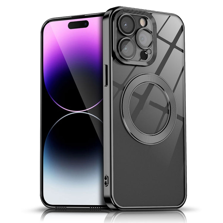 Electroplated CD Texture Magsafe Phone Case, For iPhone 13 Pro Max