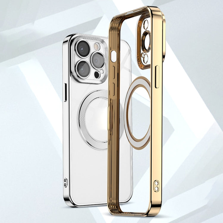 Electroplated CD Texture Magsafe Phone Case, For iPhone 13 Pro Max