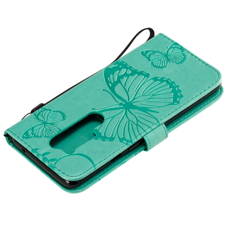 3D Butterflies Embossing Pattern Horizontal Flip Leather Case with Holder & Card Slot & Wallet & Lanyard, For OnePlus 8 Pro, For OnePlus 8, For Motorola Moto G8