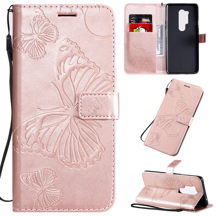 3D Butterflies Embossing Pattern Horizontal Flip Leather Case with Holder & Card Slot & Wallet & Lanyard, For OnePlus 8 Pro, For OnePlus 8, For Motorola Moto G8