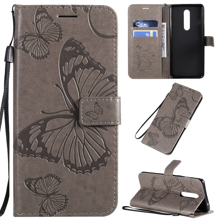 3D Butterflies Embossing Pattern Horizontal Flip Leather Case with Holder & Card Slot & Wallet & Lanyard, For OnePlus 8 Pro, For OnePlus 8, For Motorola Moto G8