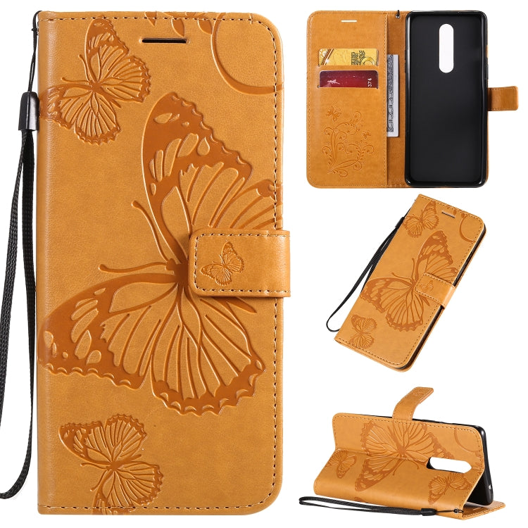 3D Butterflies Embossing Pattern Horizontal Flip Leather Case with Holder & Card Slot & Wallet & Lanyard, For OnePlus 8 Pro, For OnePlus 8, For Motorola Moto G8