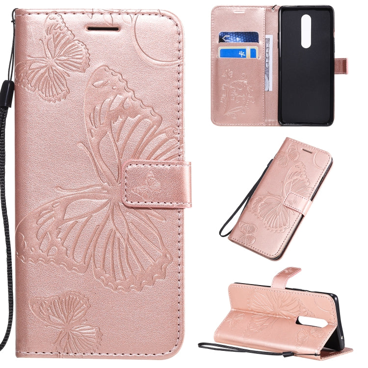 3D Butterflies Embossing Pattern Horizontal Flip Leather Case with Holder & Card Slot & Wallet & Lanyard, For OnePlus 8 Pro, For OnePlus 8, For Motorola Moto G8