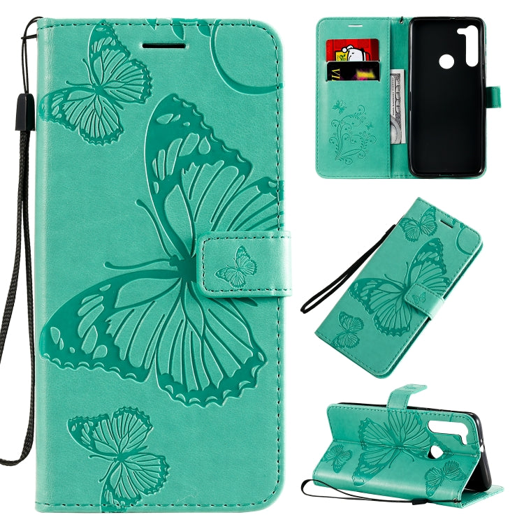 3D Butterflies Embossing Pattern Horizontal Flip Leather Case with Holder & Card Slot & Wallet & Lanyard, For OnePlus 8 Pro, For OnePlus 8, For Motorola Moto G8