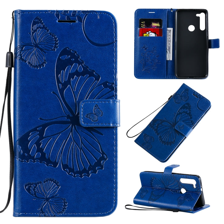 3D Butterflies Embossing Pattern Horizontal Flip Leather Case with Holder & Card Slot & Wallet & Lanyard, For OnePlus 8 Pro, For OnePlus 8, For Motorola Moto G8