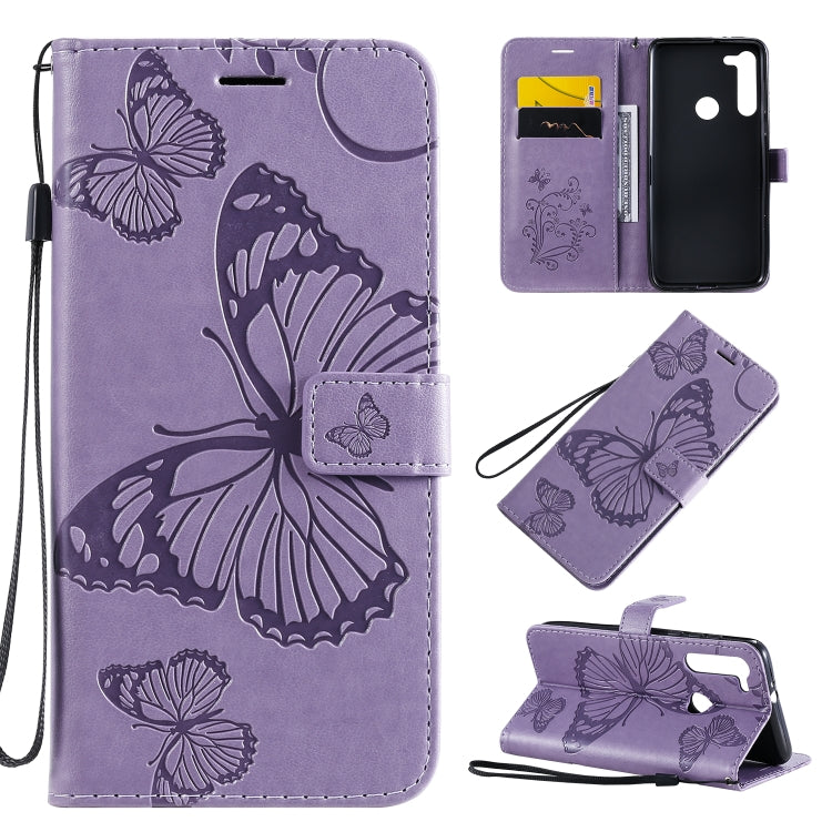 3D Butterflies Embossing Pattern Horizontal Flip Leather Case with Holder & Card Slot & Wallet & Lanyard, For OnePlus 8 Pro, For OnePlus 8, For Motorola Moto G8