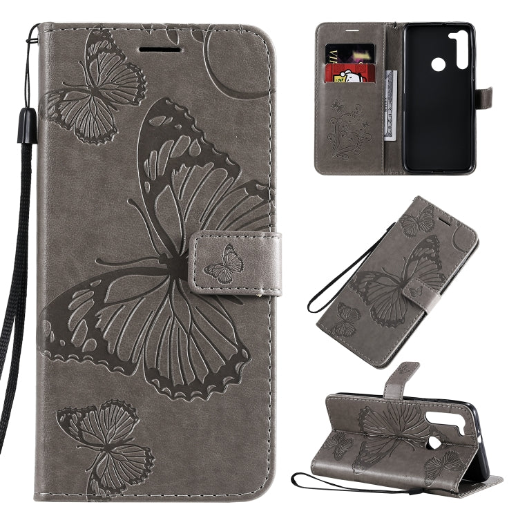 3D Butterflies Embossing Pattern Horizontal Flip Leather Case with Holder & Card Slot & Wallet & Lanyard, For OnePlus 8 Pro, For OnePlus 8, For Motorola Moto G8