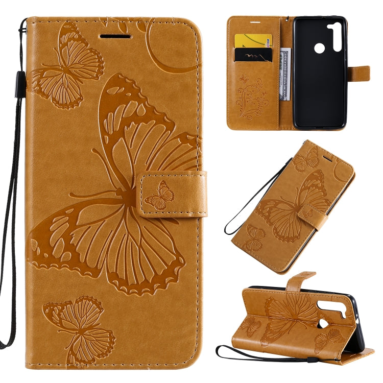 3D Butterflies Embossing Pattern Horizontal Flip Leather Case with Holder & Card Slot & Wallet & Lanyard, For OnePlus 8 Pro, For OnePlus 8, For Motorola Moto G8