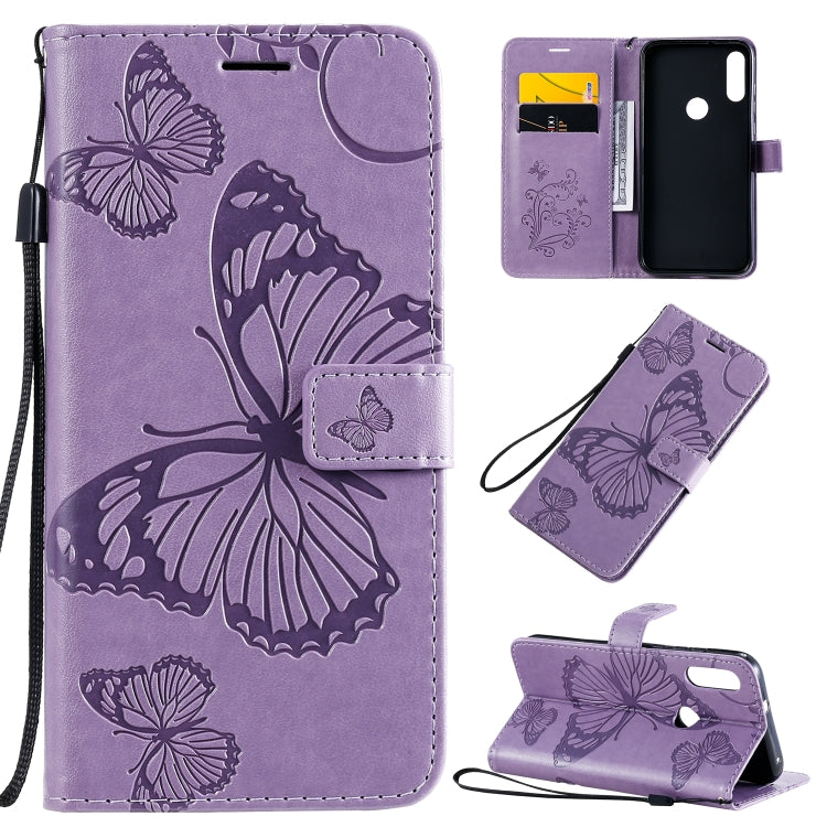 3D Butterflies Embossing Pattern Horizontal Flip Leather Case with Holder & Card Slot & Wallet & Lanyard, For Motorola Moto E7, For Motorola Moto G8 Power, For OPPO A8 / A31 (2020)