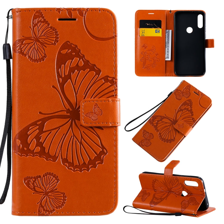 3D Butterflies Embossing Pattern Horizontal Flip Leather Case with Holder & Card Slot & Wallet & Lanyard, For Motorola Moto E7, For Motorola Moto G8 Power, For OPPO A8 / A31 (2020)