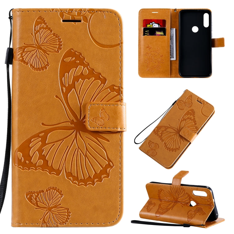 3D Butterflies Embossing Pattern Horizontal Flip Leather Case with Holder & Card Slot & Wallet & Lanyard, For Motorola Moto E7, For Motorola Moto G8 Power, For OPPO A8 / A31 (2020)
