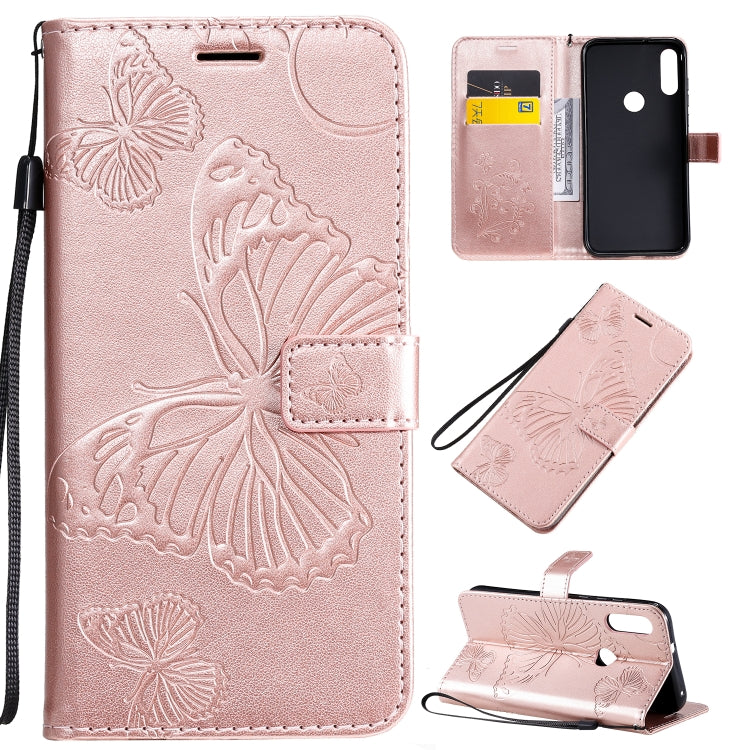 3D Butterflies Embossing Pattern Horizontal Flip Leather Case with Holder & Card Slot & Wallet & Lanyard, For Motorola Moto E7, For Motorola Moto G8 Power, For OPPO A8 / A31 (2020)