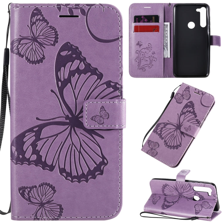 3D Butterflies Embossing Pattern Horizontal Flip Leather Case with Holder & Card Slot & Wallet & Lanyard, For Motorola Moto E7, For Motorola Moto G8 Power, For OPPO A8 / A31 (2020)