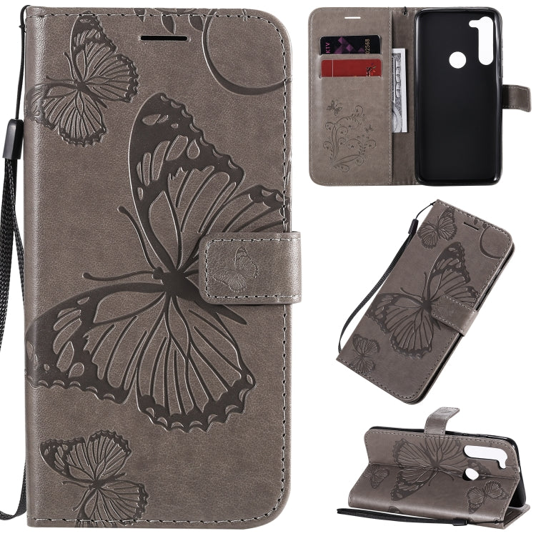 3D Butterflies Embossing Pattern Horizontal Flip Leather Case with Holder & Card Slot & Wallet & Lanyard, For Motorola Moto E7, For Motorola Moto G8 Power, For OPPO A8 / A31 (2020)
