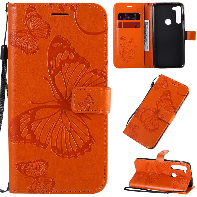 3D Butterflies Embossing Pattern Horizontal Flip Leather Case with Holder & Card Slot & Wallet & Lanyard, For Motorola Moto E7, For Motorola Moto G8 Power, For OPPO A8 / A31 (2020)