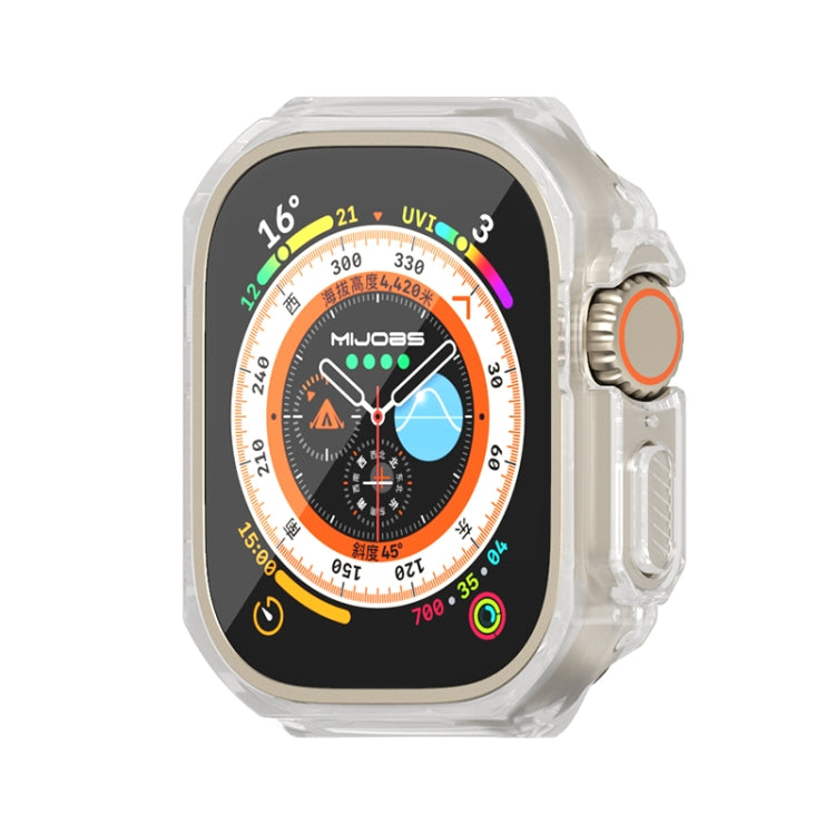 Mijobs Ultra-thin Bezel PC Watch Case, For Apple Watch Ultra 49mm