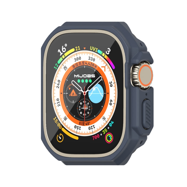 Mijobs Ultra-thin Bezel PC Watch Case, For Apple Watch Ultra 49mm