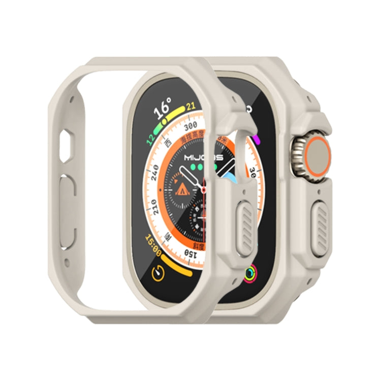 Mijobs Ultra-thin Bezel PC Watch Case, For Apple Watch Ultra 49mm