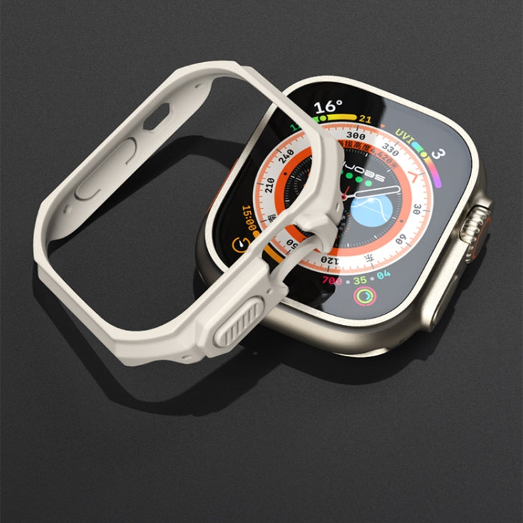 Mijobs Ultra-thin Bezel PC Watch Case, For Apple Watch Ultra 49mm