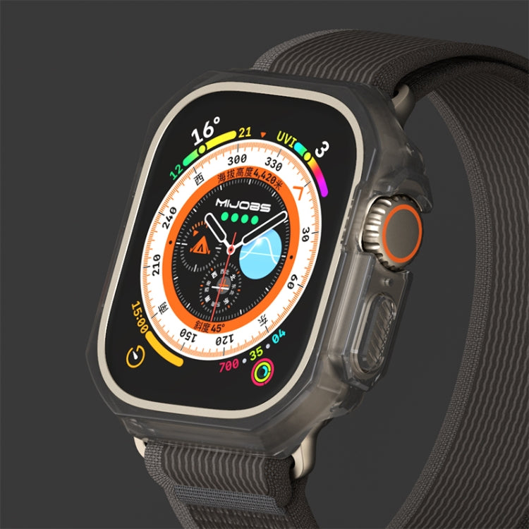 Mijobs Ultra-thin Bezel PC Watch Case, For Apple Watch Ultra 49mm