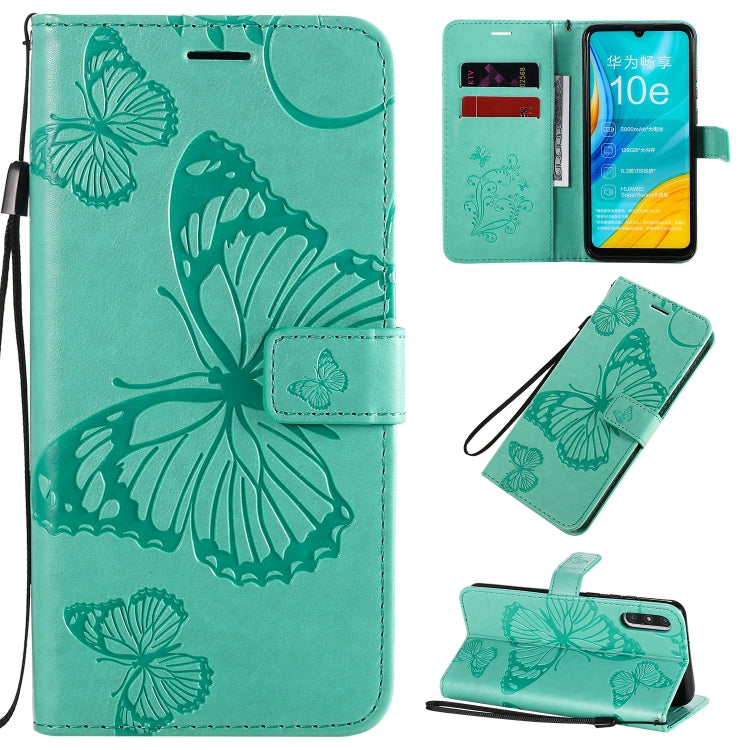 3D Butterflies Embossing Pattern Horizontal Flip Leather Case with Holder & Card Slot & Wallet & Lanyard, For Xiaomi Redmi K30, For Huawei Enjoy 10e, For Galaxy A01