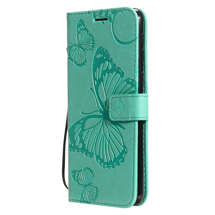 3D Butterflies Embossing Pattern Horizontal Flip Leather Case with Holder & Card Slot & Wallet & Lanyard, For Galaxy A21, For Galaxy A70e, For Galaxy A81 / M60s / Note10 Lite