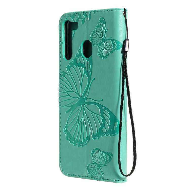 3D Butterflies Embossing Pattern Horizontal Flip Leather Case with Holder & Card Slot & Wallet & Lanyard, For Galaxy A21, For Galaxy A70e, For Galaxy A81 / M60s / Note10 Lite