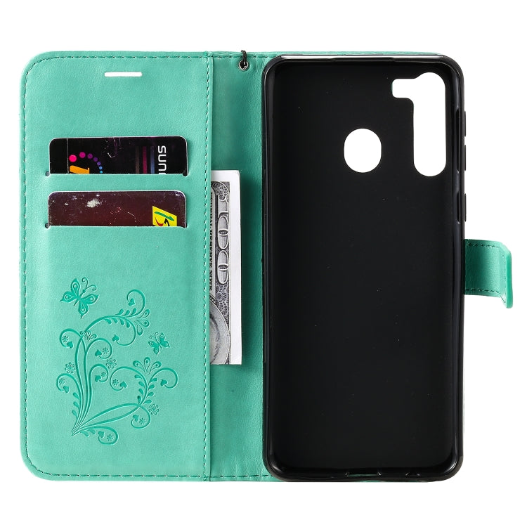 3D Butterflies Embossing Pattern Horizontal Flip Leather Case with Holder & Card Slot & Wallet & Lanyard, For Galaxy A21, For Galaxy A70e, For Galaxy A81 / M60s / Note10 Lite