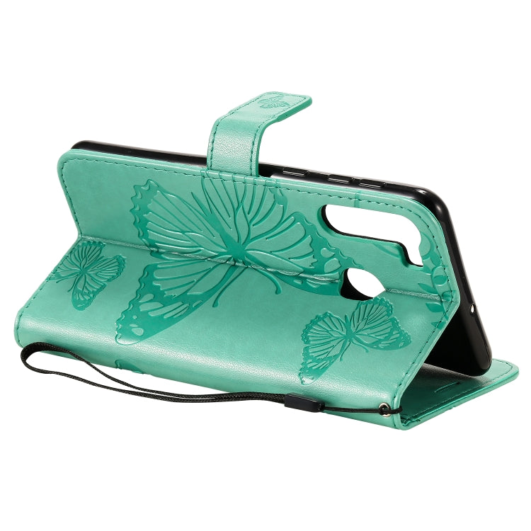 3D Butterflies Embossing Pattern Horizontal Flip Leather Case with Holder & Card Slot & Wallet & Lanyard, For Galaxy A21, For Galaxy A70e, For Galaxy A81 / M60s / Note10 Lite