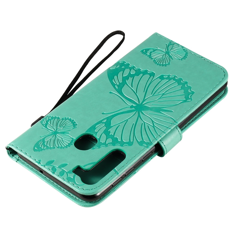 3D Butterflies Embossing Pattern Horizontal Flip Leather Case with Holder & Card Slot & Wallet & Lanyard, For Galaxy A21, For Galaxy A70e, For Galaxy A81 / M60s / Note10 Lite