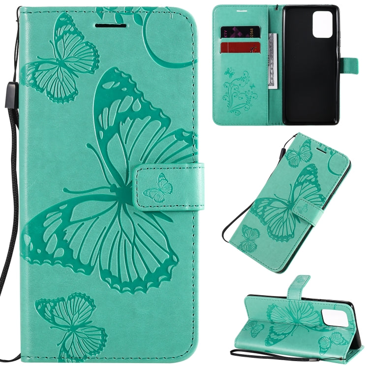 3D Butterflies Embossing Pattern Horizontal Flip Leather Case with Holder & Card Slot & Wallet & Lanyard, For Galaxy A91 / M80s / S10 Lite, For Galaxy M11, For Galaxy M31