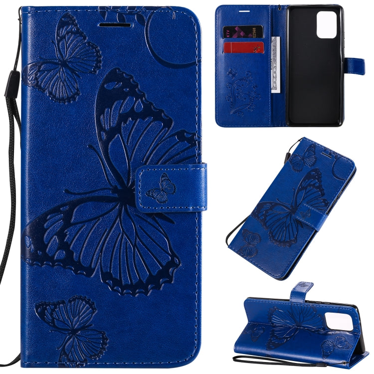 3D Butterflies Embossing Pattern Horizontal Flip Leather Case with Holder & Card Slot & Wallet & Lanyard, For Galaxy A91 / M80s / S10 Lite, For Galaxy M11, For Galaxy M31