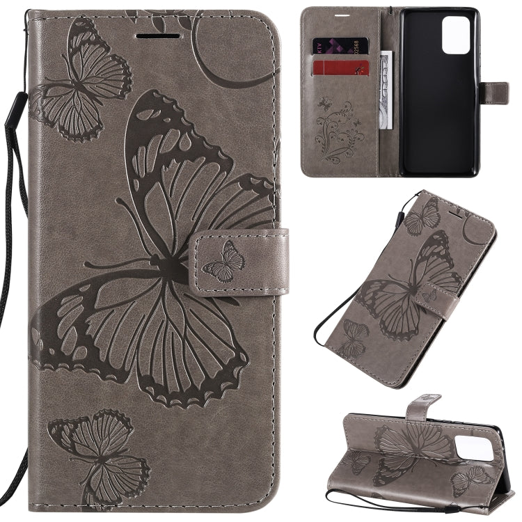 3D Butterflies Embossing Pattern Horizontal Flip Leather Case with Holder & Card Slot & Wallet & Lanyard, For Galaxy A91 / M80s / S10 Lite, For Galaxy M11, For Galaxy M31