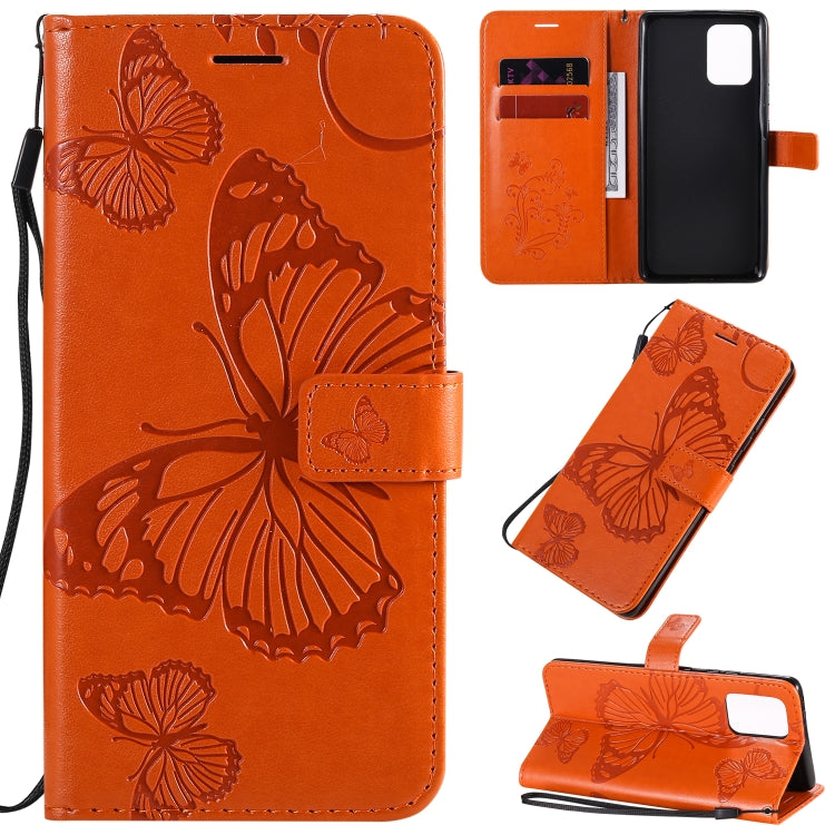 3D Butterflies Embossing Pattern Horizontal Flip Leather Case with Holder & Card Slot & Wallet & Lanyard, For Galaxy A91 / M80s / S10 Lite, For Galaxy M11, For Galaxy M31