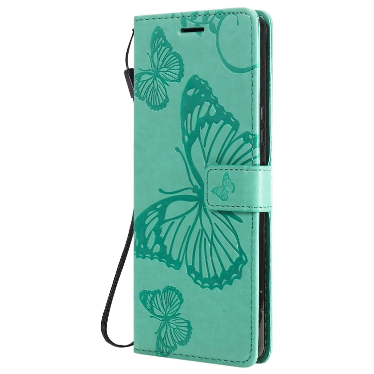 3D Butterflies Embossing Pattern Horizontal Flip Leather Case with Holder & Card Slot & Wallet & Lanyard, For Sony Xperia 1 II, For Xiaomi Mi 10 5G / Mi 10 Pro 5G