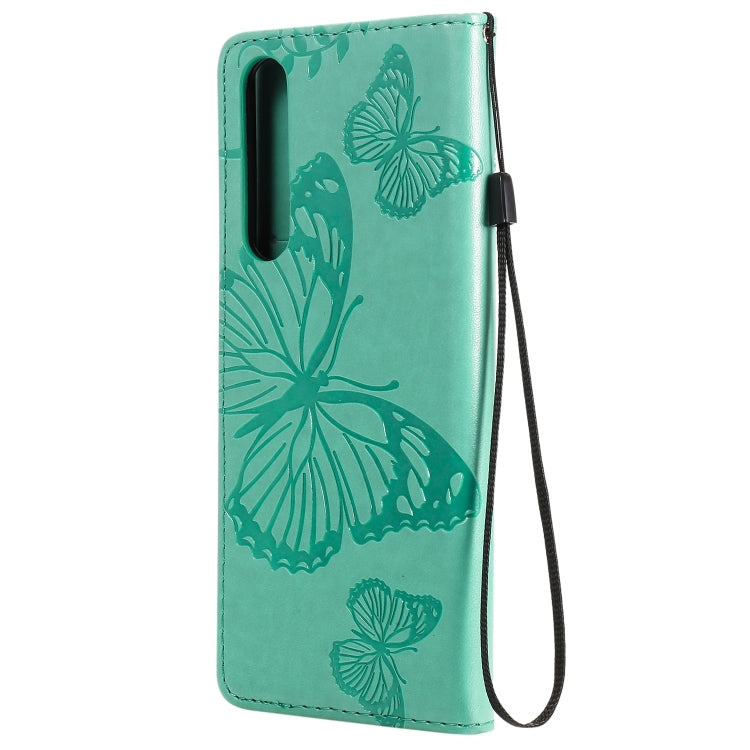 3D Butterflies Embossing Pattern Horizontal Flip Leather Case with Holder & Card Slot & Wallet & Lanyard, For Sony Xperia 1 II, For Xiaomi Mi 10 5G / Mi 10 Pro 5G