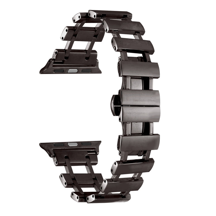 Hollow Stainless Steel Watch Band, For Apple Watch Ultra 49mm / Series 8&7 45mm, For Apple Watch Series 8&7 41mm / SE 2&6&SE&5&4 40mm