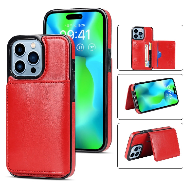 Shockproof PU + TPU Phone Case, For iPhone 14 Pro Max, For iPhone 14 Pro, For iPhone 14, For iPhone 14 Plus