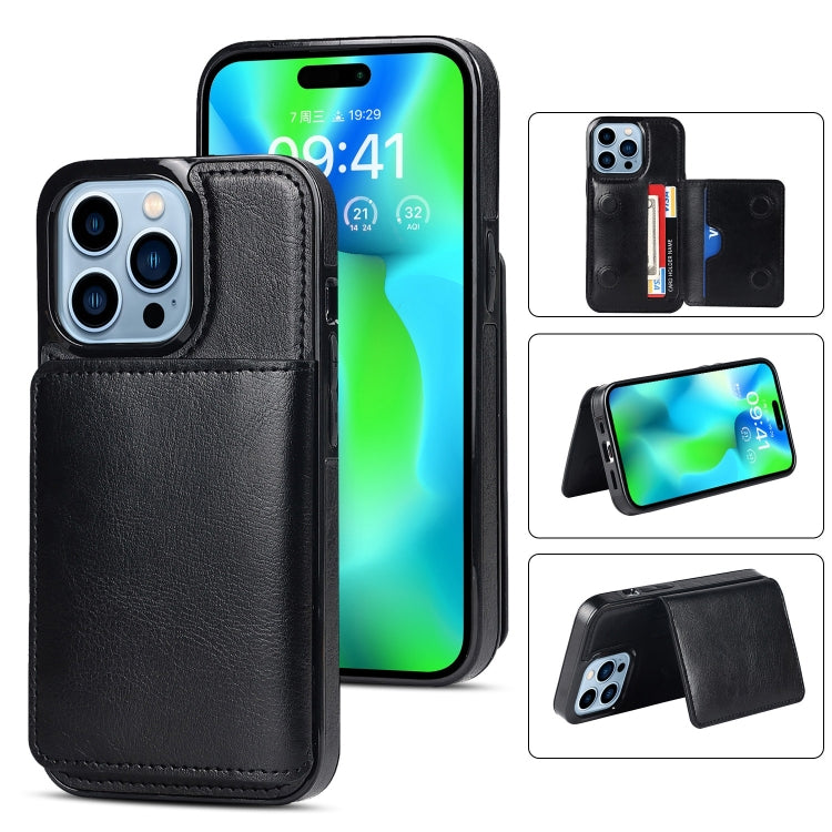 Shockproof PU + TPU Phone Case, For iPhone 14 Pro Max, For iPhone 14 Pro, For iPhone 14, For iPhone 14 Plus