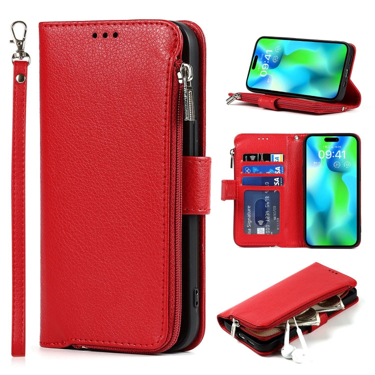 Microfiber Zipper Leather Phone Case