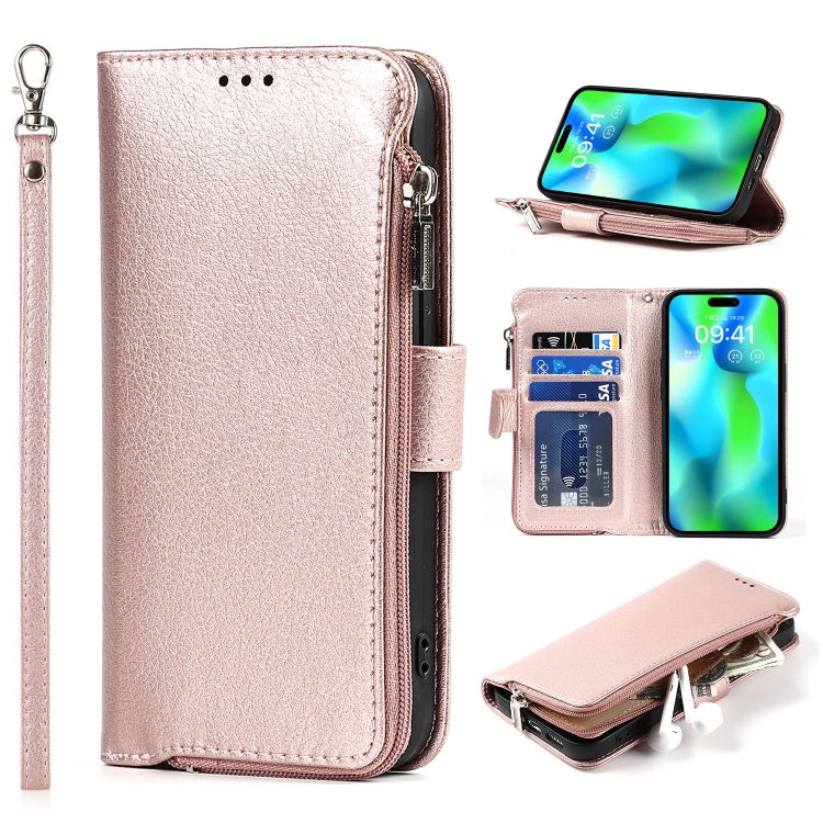 Microfiber Zipper Leather Phone Case