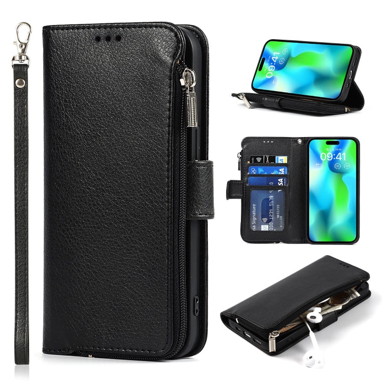 Microfiber Zipper Leather Phone Case